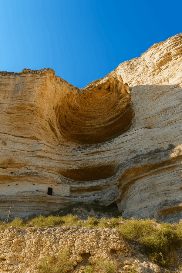 Cueva fortificada del rey Garadén propiedad del Diablo junto al río Júcar