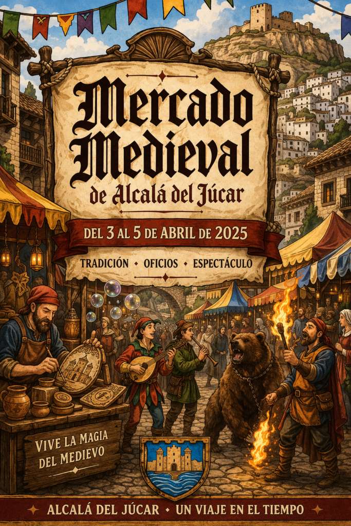 Mercado medieval Alcalá del Júcar 2026