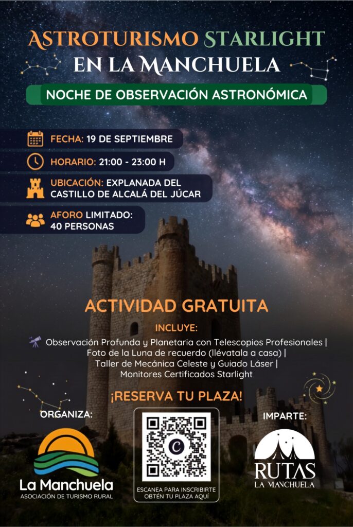 Noche de astroturismo en Alcalá del Júcar